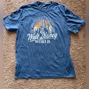 Disney World Blue Short Sleeve Tee
